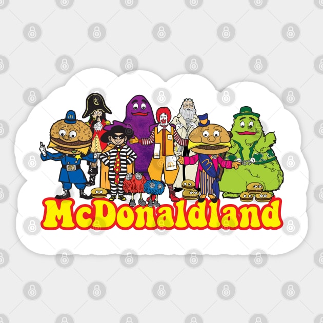 McDonaldland Sticker by Chewbaccadoll